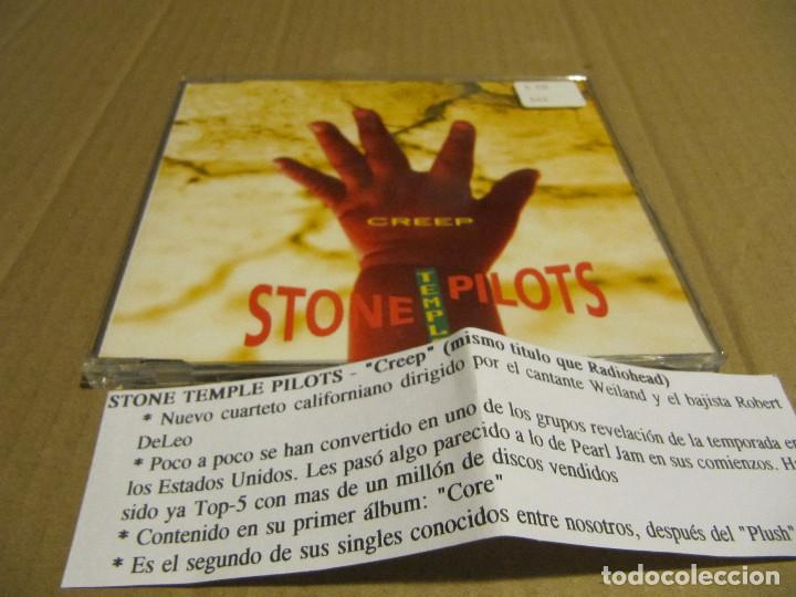 CDs de m&uacute;sica: STONE TEMPLE PILOTS. CREEP. CD SINGLE CADENA 100 - Foto 1