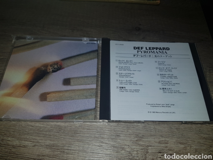 CDs de m&uacute;sica: DEF LEPPARD - PYROMANIA (JAPAN) - Foto 2