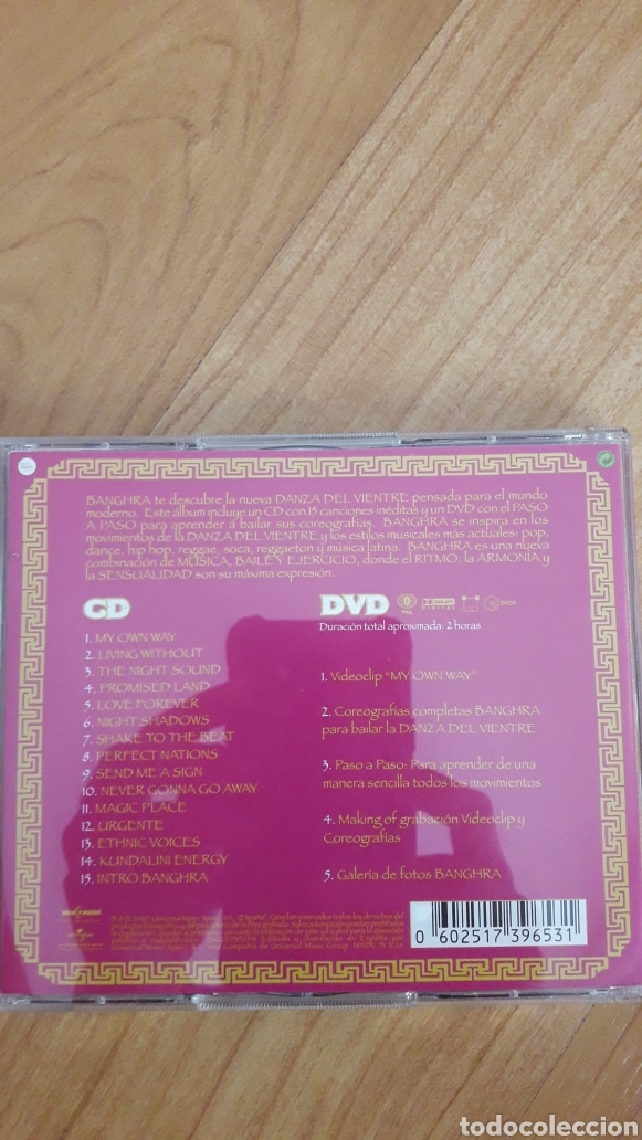 CDs de m&uacute;sica: CD Y DVD BANGHRA. LA DANZA DEL VIENTRE - Foto 2
