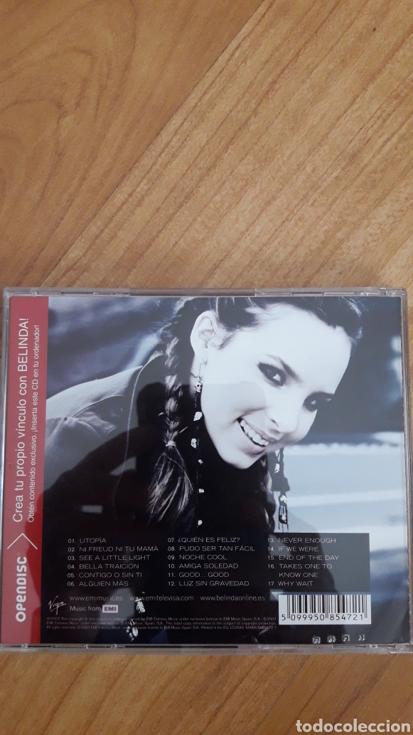 CDs de m&uacute;sica: BELINDA. UTOP&Iacute;A - Foto 2