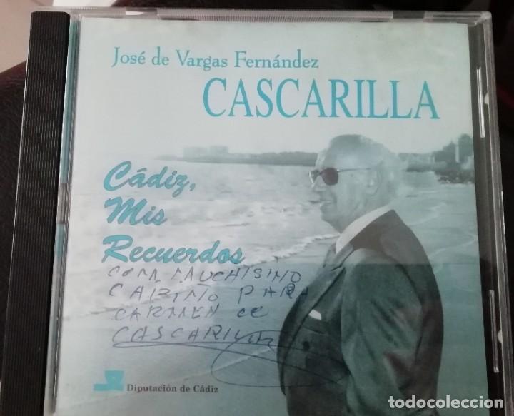 CDs de Musique: CD Jos&eacute; Vargas cascarilla C&aacute;diz mis recuerdos dedicado y aut&oacute;grafo del artista