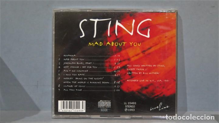 CDs de m&uacute;sica: CD. STING. MAD ABOUT YOU - Foto 2