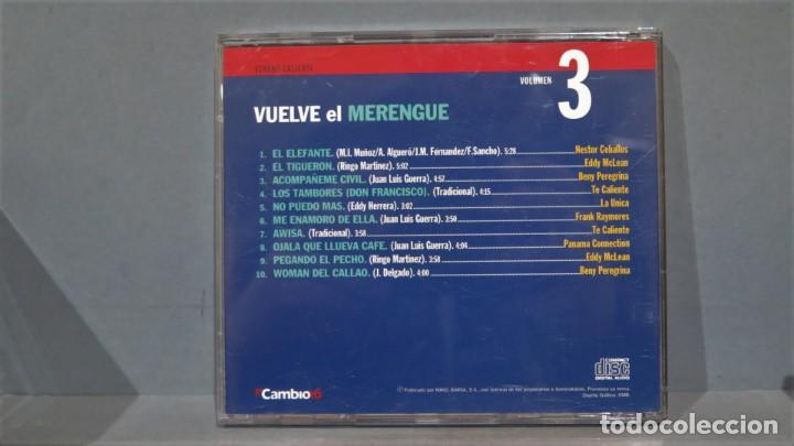 CDs de m&uacute;sica: CD. VUELVE EL MERENGUE - Foto 2