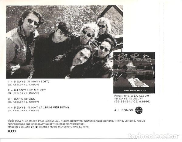 CDs de m&uacute;sica: Blue Rodeo-Five Days In May - Foto 2