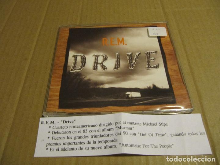 CDs de m&uacute;sica: R.E.M. CD SINGLE DRIVE-CADENA 100 - Foto 1