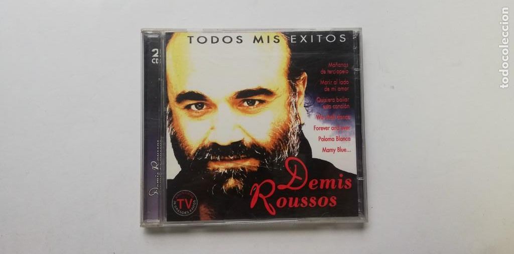 CDs de m&uacute;sica: C1- DEMIS ROUSSOS TODOS MIS EXITOS- 2CDS- CD (DISCO NUEVO) - Foto 1
