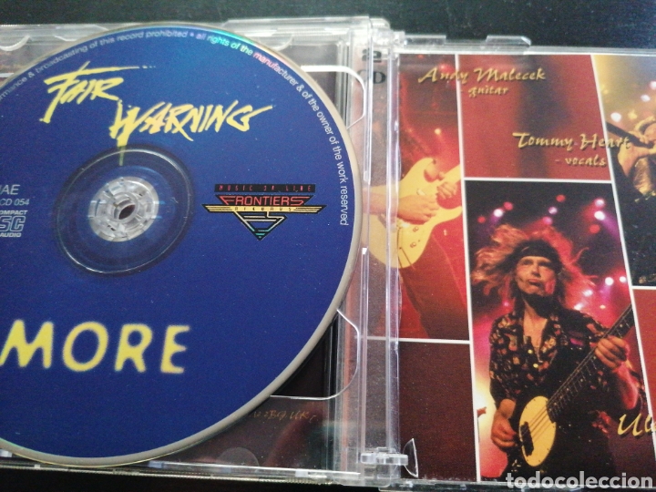 CDs de m&uacute;sica: Fair Warning - Live and More 2 CD Live - Foto 3