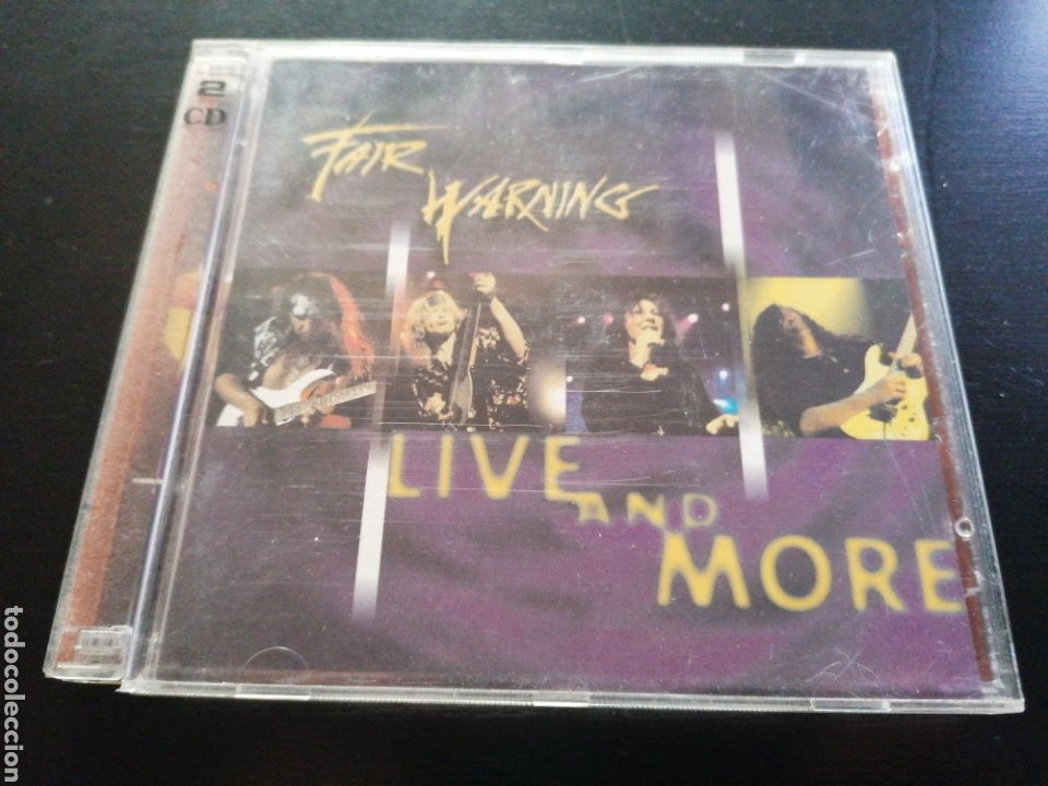CDs de m&uacute;sica: Fair Warning - Live and More 2 CD Live - Foto 1
