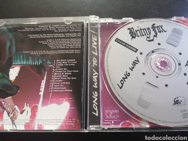 CDs de m&uacute;sica: Britny Fox - Long Way To Live! - Foto 2