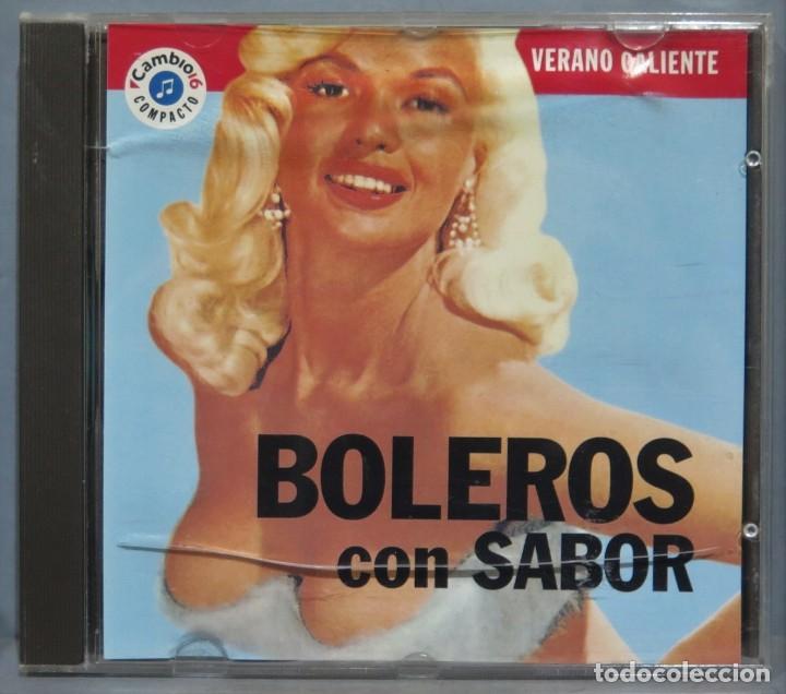 CDs de m&uacute;sica: CD. BOLEROS CON SABOR - Foto 1
