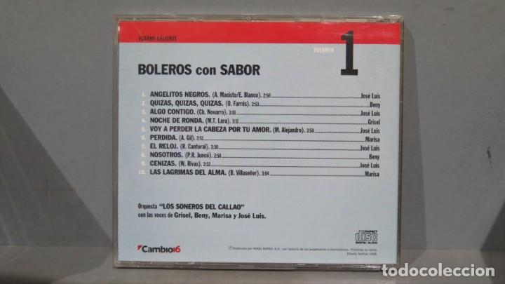 CDs de m&uacute;sica: CD. BOLEROS CON SABOR - Foto 2