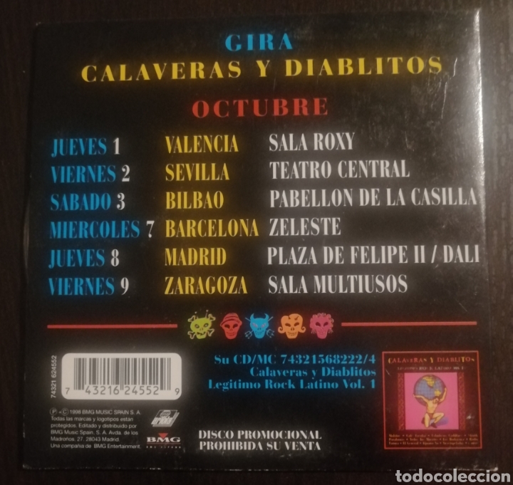 CDs de m&uacute;sica: Varios - Calaveras y diablitos - Foto 2