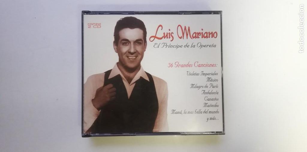CDs de M&uacute;sica: C2- LUIS MARIANO EL PRINCIPE DE LA OPERETA 2CDS - CD ( DISCO NUEVO)