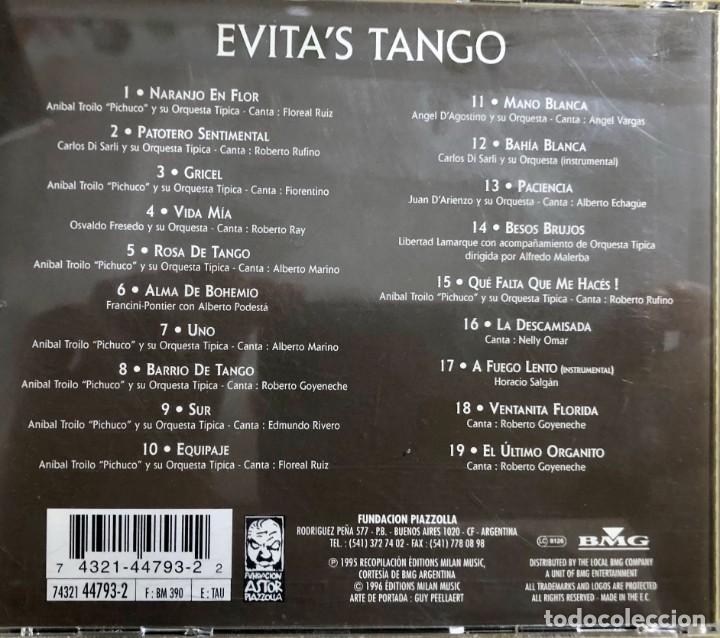 CDs de m&uacute;sica: Various ● Evita&rsquo;s Tango ● CD, Compilation - Foto 2