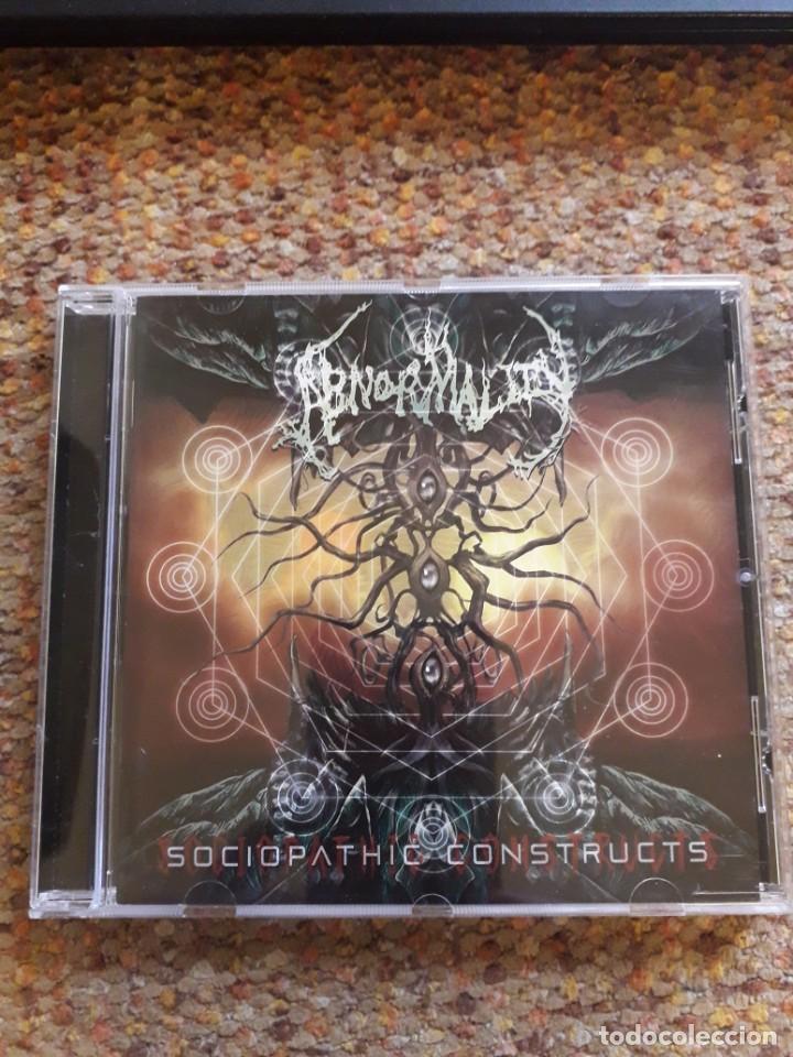 CDs de m&uacute;sica: Abnormality , Sociopathic Constructs , CD 2019 , estado impecable envio economico - Foto 1