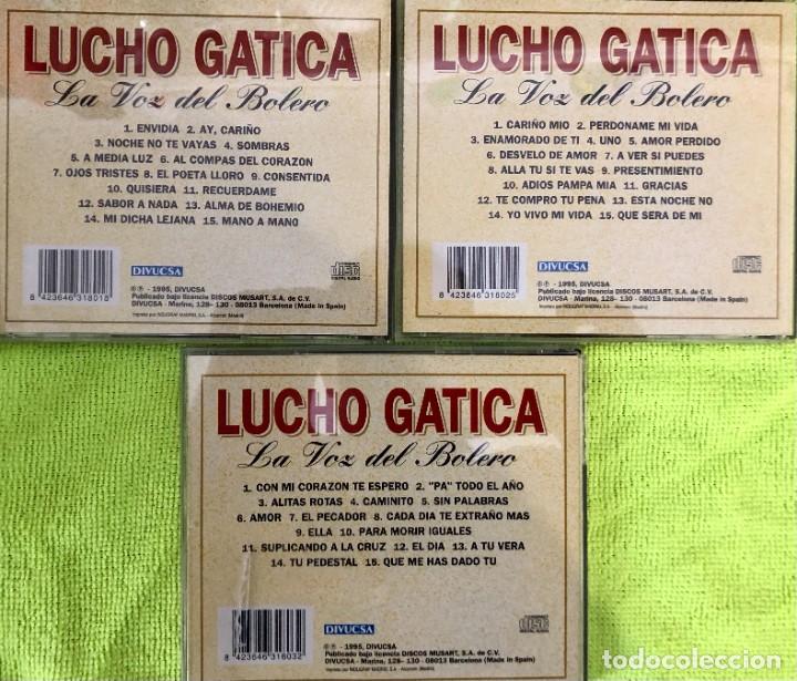 CDs de m&uacute;sica: LUCHO GATICA 3XCD - LA VOZ DEL BOLERO - Foto 2