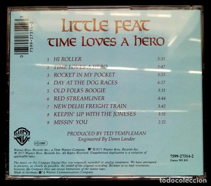 CDs de m&uacute;sica: LITTLE FEAT - time loves a hero - CD - WARNER - Foto 3