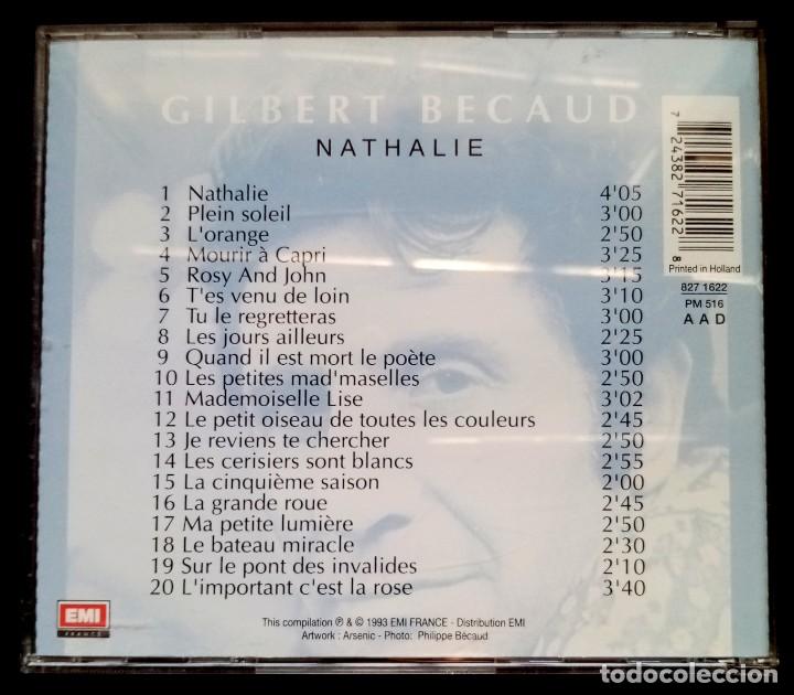 CDs de m&uacute;sica: GILBERT BECAUD - nathalie - CD 1993 - EMI - Foto 3