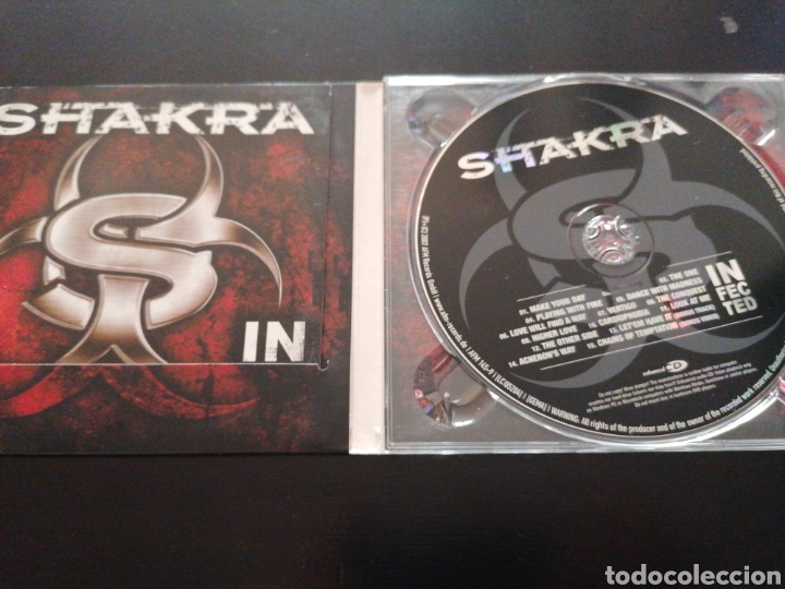 CDs de m&uacute;sica: Shakra - Infected CD - Foto 2