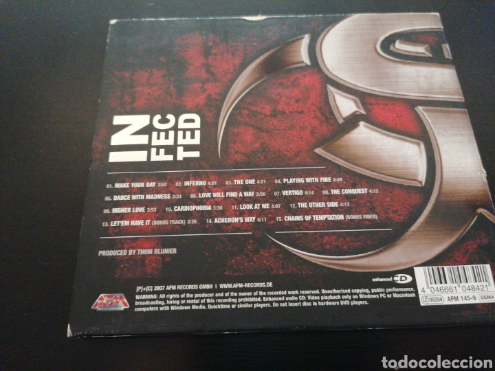 CDs de m&uacute;sica: Shakra - Infected CD - Foto 3