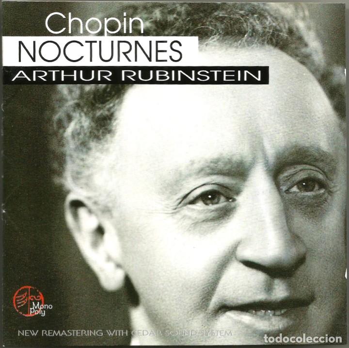 CDs de m&uacute;sica: ARTHUR RUBINSTEIN - CHOPIN - NOCTURNOS - MONO POLY - Foto 1
