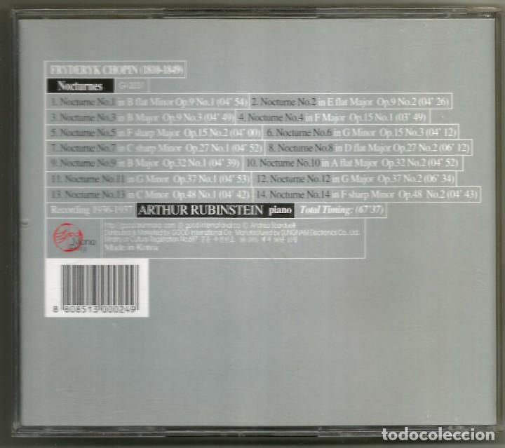 CDs de m&uacute;sica: ARTHUR RUBINSTEIN - CHOPIN - NOCTURNOS - MONO POLY - Foto 2