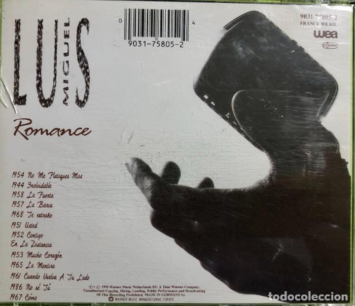 CDs de m&uacute;sica: Luis Miguel ● Romance ● CD, Album - Foto 2
