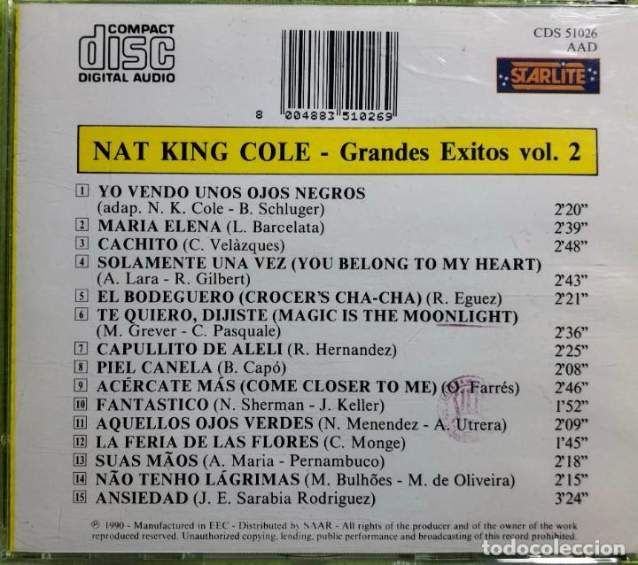 CDs de m&uacute;sica: Nat King Cole ● Grandes Exitos Vol. 2 ● CD, Compilation, Repress - Foto 2