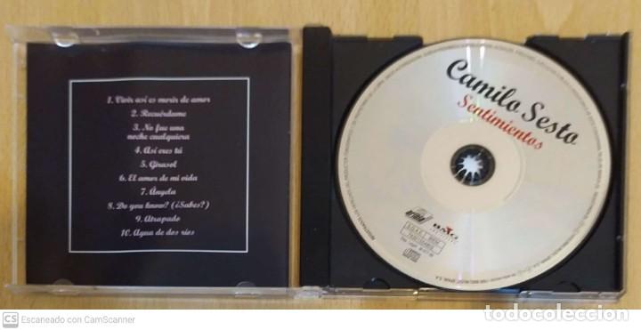 CDs de m&uacute;sica: CAMILO SESTO (SENTIMIENTOS) CD 1998 - Foto 3