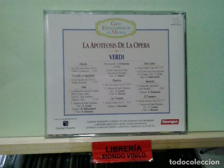 CDs de m&uacute;sica: LMV - Verdi (selecci&oacute;n) - CD - Foto 3
