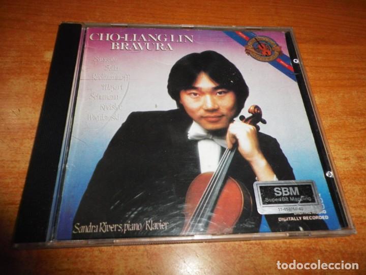 CD di Musica: CHO-LIANG LIN Bravura SARATE MOZART FALLA SCHUMAN CD ALBUM A&Ntilde;O 1996 JAPON CONTIENE 12 TEMAS MUY RARO