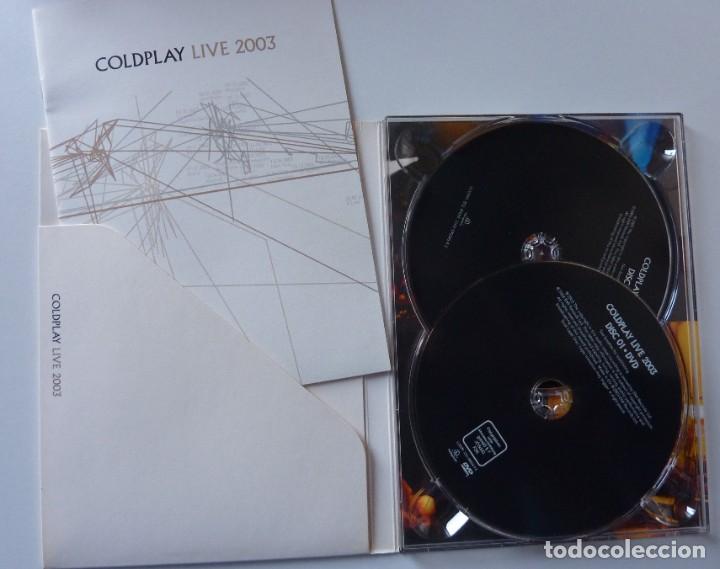 CDs de m&uacute;sica: COLDPLAY // LIVE 2003 // LIBRO+2 CD // 2003 - Foto 2