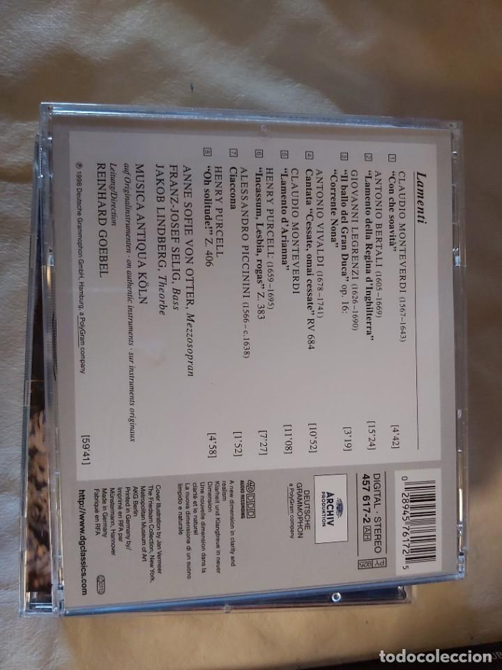 CDs de m&uacute;sica: LAMENTI. ANNE SOFIE VON OTTER. - Foto 2
