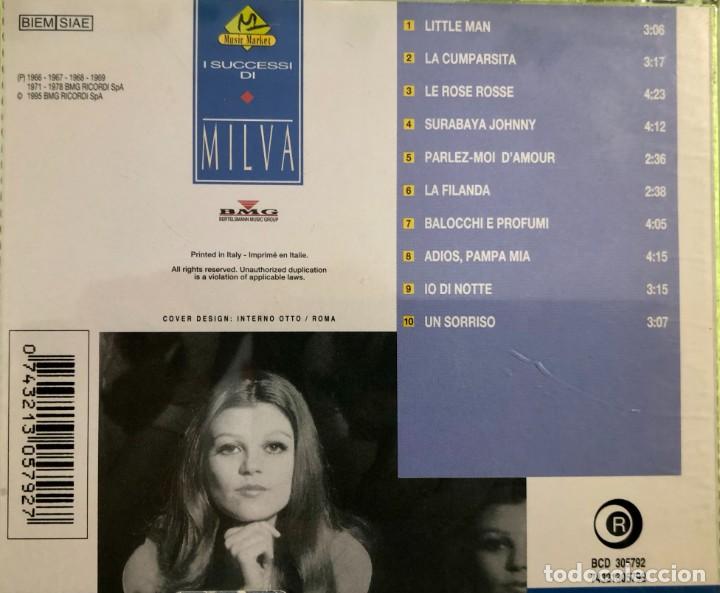 CDs de m&uacute;sica: Milva - I Successi Di - Foto 2