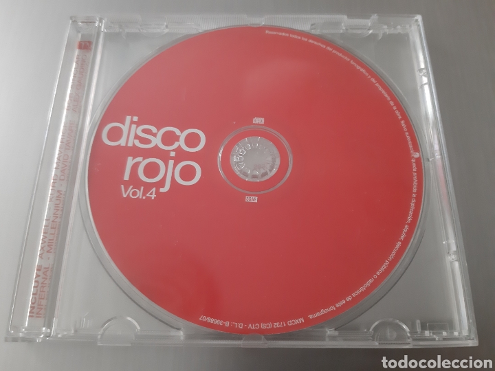 CDs de m&uacute;sica: DISCO ROJO. VOL 4. MXCD 1732(CS) CTV - Foto 1