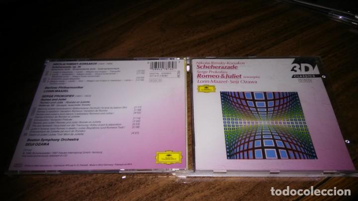 CDs de m&uacute;sica: RIMSKY-KORSAKOV, PROKOFIEV - SCHEHERAZADE, ROMEO & JULIET (MAAZEL, OZAWA)