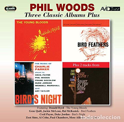 CDs de m&uacute;sica: PHIL WOODS Three Classic Albums Plus CD - Foto 1