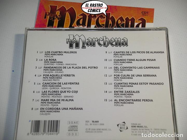 CDs de m&uacute;sica: Pepe Marchena, CD 1 y CD 2, doble, Send Music, 2006 - Foto 2