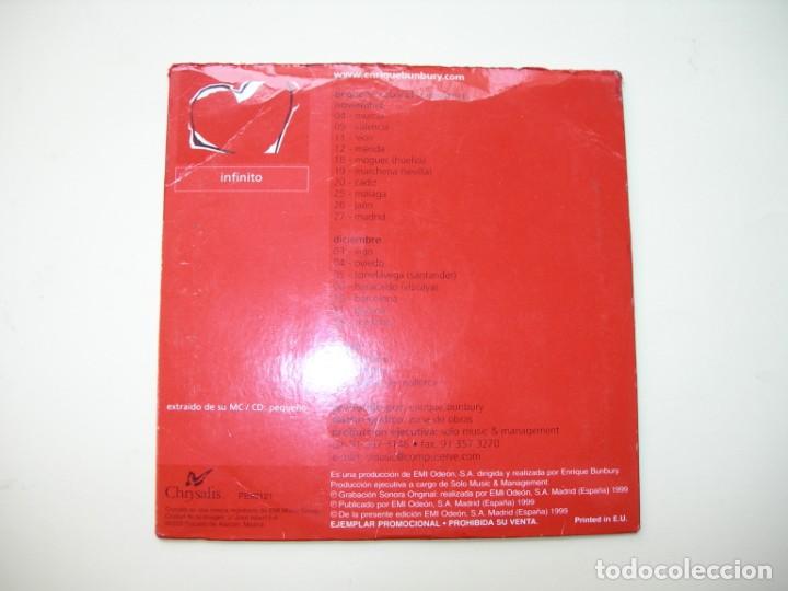 CDs de m&uacute;sica: BUNBURY / INFINITO / CD SINGLE - Foto 2