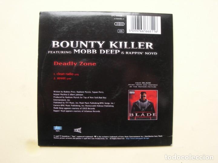 CDs de m&uacute;sica: BOUNTY KILLER / MOBB DEEP & RAPPIN&acute;NOYD / DEADLY ZONE / CD SINGLE 2 VERSIONES - Foto 2