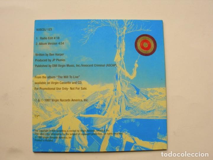 CDs de m&uacute;sica: BEN HARPER / JAH WORK / CD SINGLE 2 VERSIONES - Foto 2