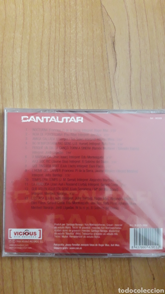 CDs de m&uacute;sica: CANTAUTAR. A&Uacute;N RETRACTILADO - Foto 2