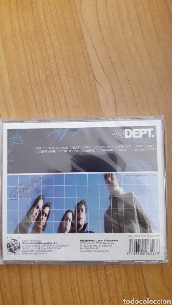 CDs de m&uacute;sica: DEPT. VISIONS. A&Uacute;N RETRACTILADO - Foto 2