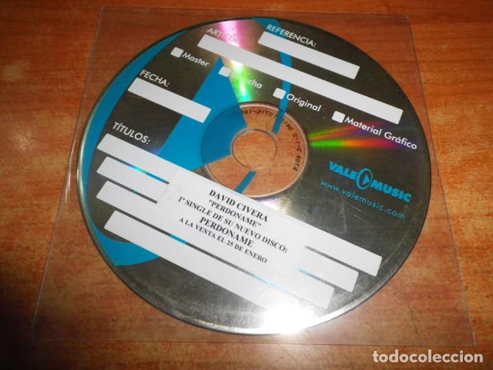 CD di Musica: DAVID CIVERA Perdoname CD SINGLE PROMO DEL A&Ntilde;O 2005 CD-R VALE MUSIC CONTIENE 1 TEMA