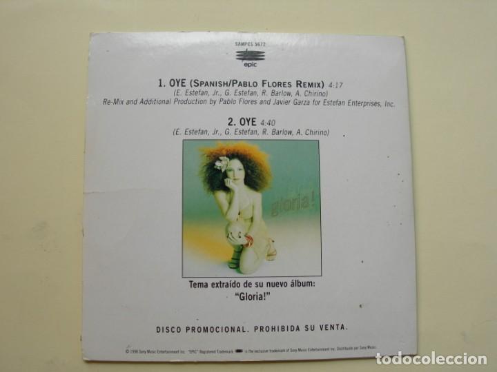 CDs de m&uacute;sica: GLORIA ESTEFAN / OYE 2 VERSIONES / CD SINGLE - Foto 2