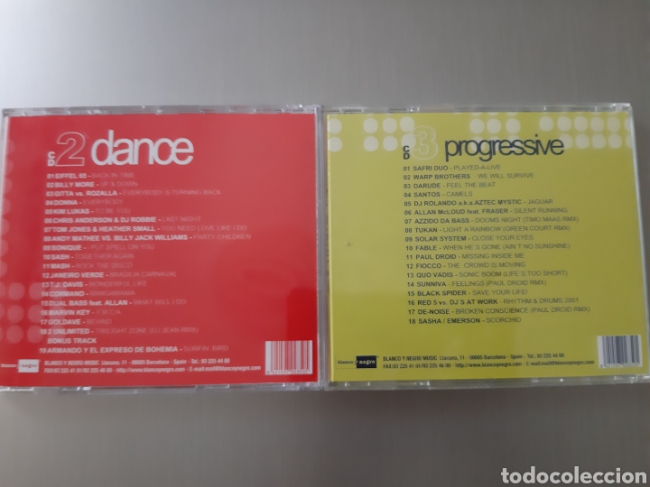 CDs de m&uacute;sica: LOTE ANUAL. 2 DANCE. 3 PROGRESSIVE. - Foto 2