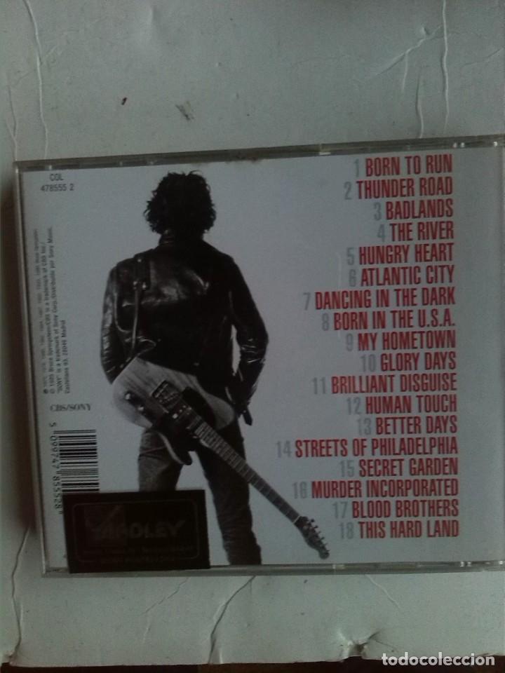 CDs de m&uacute;sica: BRUCE SPRINGSTEEN - GREATEST HITS - Foto 2