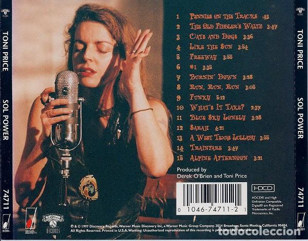 CDs de m&uacute;sica: Toni Price - Sol Power - CD - Foto 2