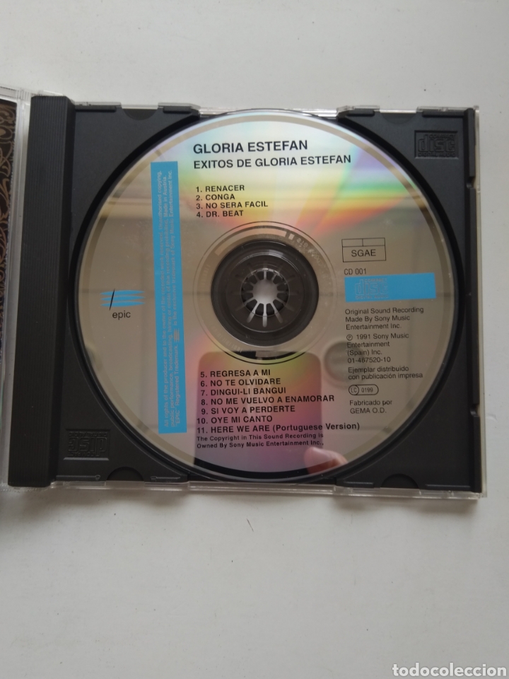 CDs de m&uacute;sica: CD EXITOS DE GLORIA ESTEFAN - Foto 2
