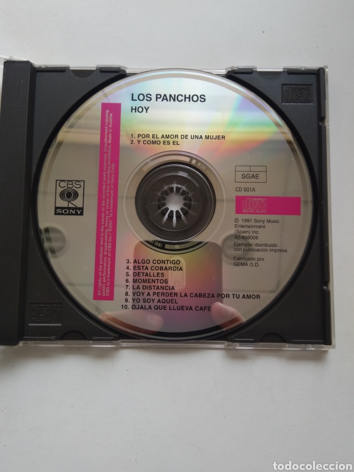 CDs de m&uacute;sica: CD HOY/ LOS PANCHOS CD - Foto 2